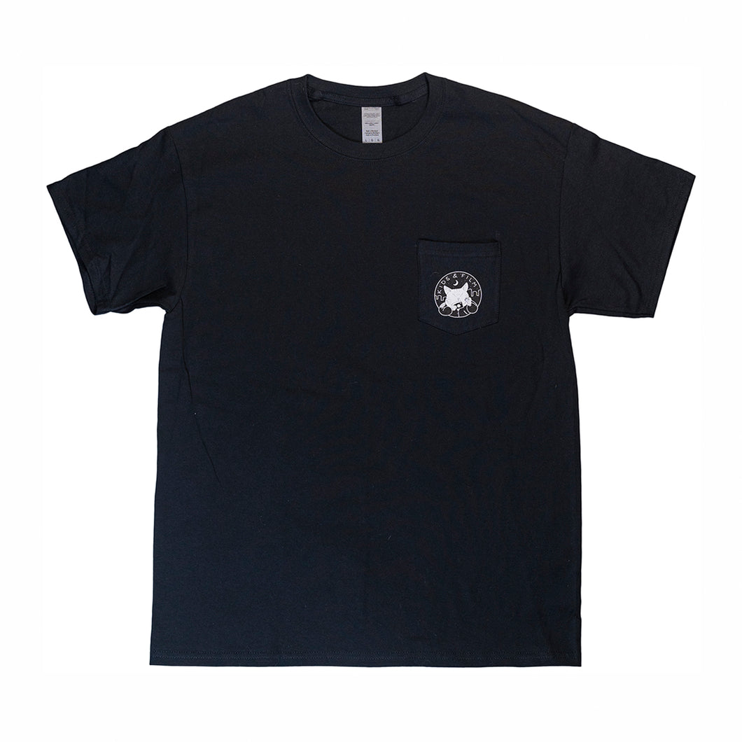 K&F Gato Camiseta Negra